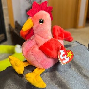 Ty Doodle Rooster vintage 1996 Plush